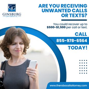 Ginsburg Law Group - Receiving unwanted calls or texts? Call us today at 855-978-6564 or visit www.therobocallattorney.com. - Estate Planning Law Near Me - Blue Bell, Pennsylvania Ginsburg Law Group - Receiving unwanted calls or texts? Call us today at 855-978-6564 or visit www.therobocallattorney.com. - Estate Planning Law Near Me - Blue Bell, Pennsylvania