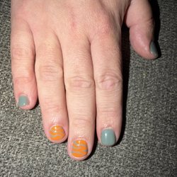 Panda Nail & Spa - Men's Manicure with custom design