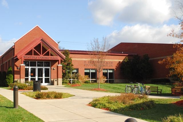 Food from Winter's Dining Hall of Campbellsville University