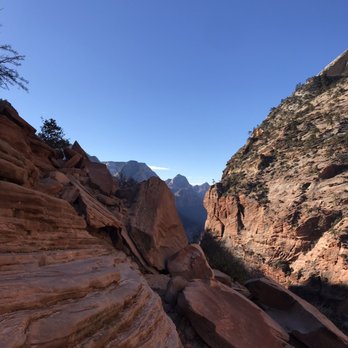 Angel's Landing - View along the way - Hiking Near Me - Springdale, Utah Angel's Landing - View along the way - Hiking Near Me - Springdale, Utah