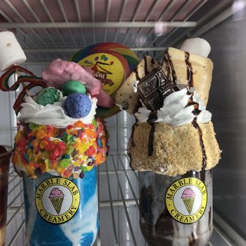 Marble Slab Creamery - Options candy and s'mores - Ice Cream & Frozen Yogurt Near Me - San Antonio, Texas