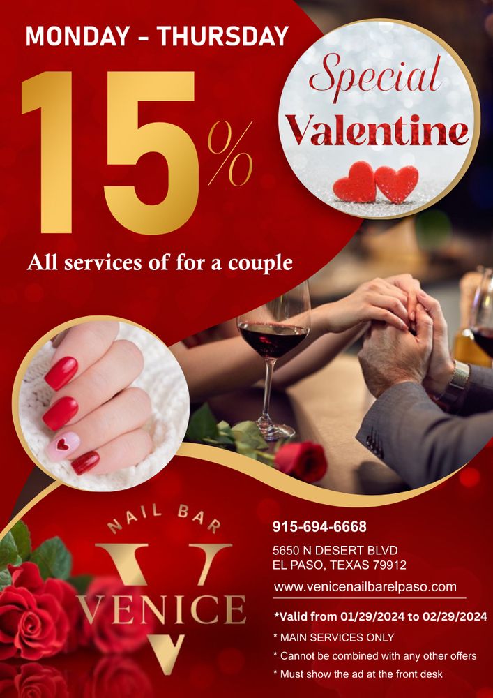 VENICE NAIL BAR Updated August 2024 70 Photos & 42 Reviews 5650 N Desert Blvd, El Paso