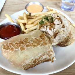 Korean Fried Chicken Wrap Korean Fried Chicken Wrap