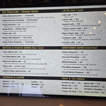 Dex Coffee - Menu - Coffee & Tea Near Me - Fountain Valley, California Dex Coffee - Menu - Coffee & Tea Near Me - Fountain Valley, California