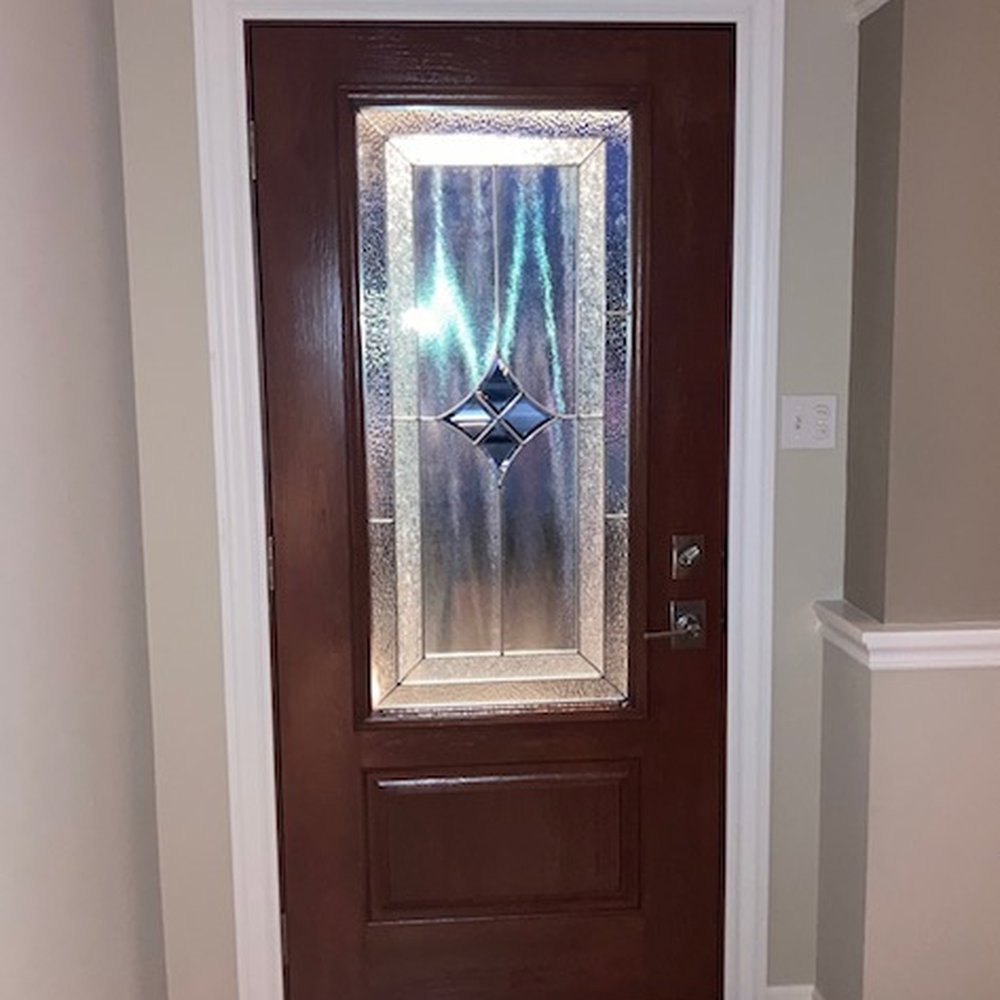 Opal Exteriors - Aria - Cherry texture, toffee color - Windows Installation Near Me - Naperville, Illinois