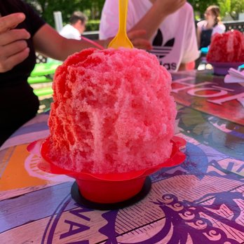 Hokulia Shave Ice - a close up of a shaved ice - Shaved Ice Near Me - Provo, Utah