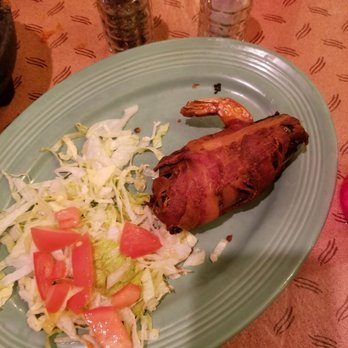 Tia Maria's - Shrimp, jalapeno peppers and Monterey cheese wrapped in crispy bacon! - Mexican Near Me - Houston, Texas Tia Maria's - Shrimp, jalapeno peppers and Monterey cheese wrapped in crispy bacon! - Mexican Near Me - Houston, Texas