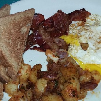 Village Bean - The mama bean: 2 eggs, homefries, bacon & toast $5.99 - Breakfast & Brunch Near Me - Chepachet, Rhode Island Village Bean - The mama bean: 2 eggs, homefries, bacon & toast $5.99 - Breakfast & Brunch Near Me - Chepachet, Rhode Island