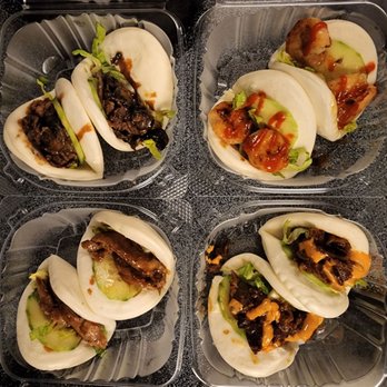 Lotus Test Kitchen - a variety of steamed buns - Asian Fusion Near Me - Boston, Massachusetts