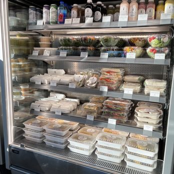 Mata G Vegetarian Kitchen - The fridge where all of the food are kept - Vegetarian Near Me - Albuquerque, New Mexico