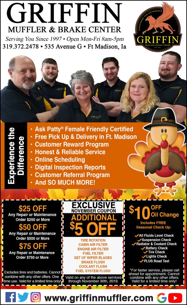 GRIFFIN MUFFLER & BRAKE CENTER 57 Photos & 11 Reviews 535 Ave G