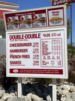 Menu photo 7 In-N-Out Burger San Fernando, CA