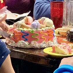 Taqueria San Miguel - Benton Rd - The ice cream cake that was sweetly shared with us strangers!