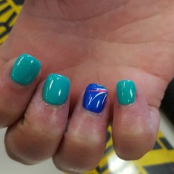 Lush Nails - I love these colors and Tracy did a great job!
