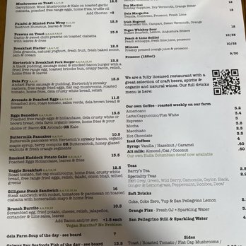 Dela - Brunch menu - Irish Near Me - Galway, G Dela - Brunch menu - Irish Near Me - Galway, G