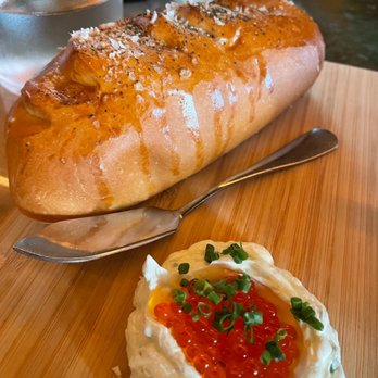 Lee's - BREAD & CAVIAR Japanese milk bread, European butter, smoked trout roe. - Cocktail Bars Near Me - Houston, Texas Lee's - BREAD & CAVIAR Japanese milk bread, European butter, smoked trout roe. - Cocktail Bars Near Me - Houston, Texas