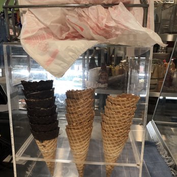 El Kioskito - three ice cream cones in a display case - Ice Cream & Frozen Yogurt Near Me - Denver, Colorado