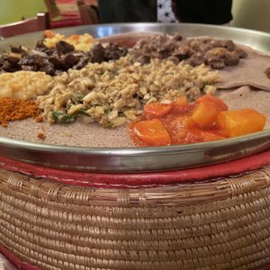 Photo of Bete Ethiopian Cuisine & Cafe - Silver Spring, MD, United States. Awaze Tibs Lamb Tibs Fish Dullet