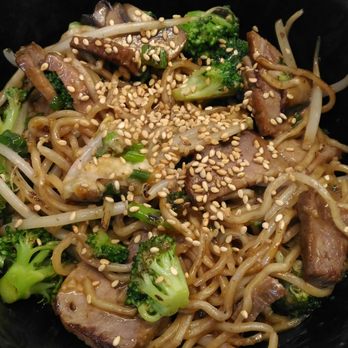 honeygrow - The Sesame Garlic, your basic wheat noodle, meat and broccoli bowl. Added pork and bean sprout. - Salad Near Me - Baltimore, Maryland honeygrow - The Sesame Garlic, your basic wheat noodle, meat and broccoli bowl. Added pork and bean sprout. - Salad Near Me - Baltimore, Maryland