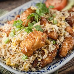 Arun Thai Kitchen - Crispy Chicken Fried Rice :)