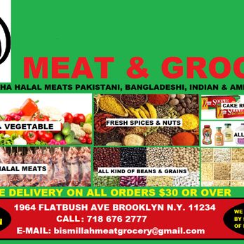 Bismillah Meat & Grocery - Free Delivery On Ordered $30 Or Over.... - Grocery Near Me - Brooklyn, New York Bismillah Meat & Grocery - Free Delivery On Ordered $30 Or Over.... - Grocery Near Me - Brooklyn, New York