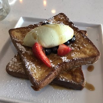 Hungry Crowd - French toast with green tea whip... tasty! - New American Near Me - Los Angeles, California Hungry Crowd - French toast with green tea whip... tasty! - New American Near Me - Los Angeles, California