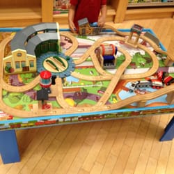 Barnes & Noble Booksellers - Thomas wooden railway in the kids section
