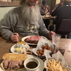 Orient Bar & Grill - No fake smile here,...and this man knows his Prime Rib!,...Wow!
