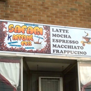 Safari Kaffeine Fix - Safari Caffeine Fix located on East Main St Ansonia, CT next to Bankos Music Store. Same owner as the old Safari Caffeine on Main St. - Cafes Near Me - Ansonia, Connecticut