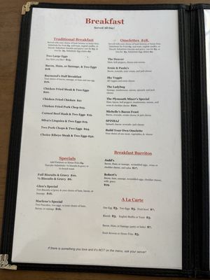 Menu photo 1 Marlene & Glen's Dead Fly Diner Plymouth, CA