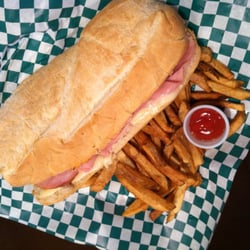 Papo's Lunch Box - Cuban Sandwich and Fries from Papo's Lunch Box