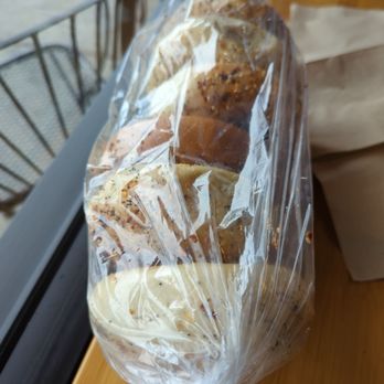 Seize The Bagel - a loaf of bread wrapped in plastic - Sandwiches Near Me - Vancouver, Washington Seize The Bagel - a loaf of bread wrapped in plastic - Sandwiches Near Me - Vancouver, Washington