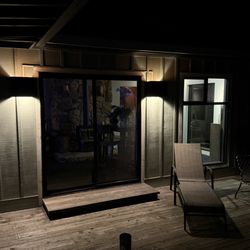 Chris Blevins Electric - Clients deck lighting