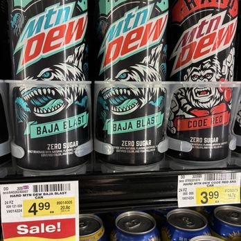 Albertsons - Hard Mtn Dew Zero Sugar. Baja Blast and Code Red. - Grocery Near Me - Shreveport, Louisiana Albertsons - Hard Mtn Dew Zero Sugar. Baja Blast and Code Red. - Grocery Near Me - Shreveport, Louisiana