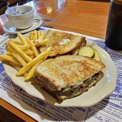 Boulevard Diner - Grill gyro sandwich and fries
