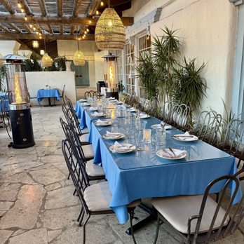 Taverna Tony - Classic TT table set up - Greek Near Me - Malibu, California