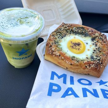 Miopane - Matcha Einspanner & Everything Egg Pesto - Bakeries Near Me - Pasadena, California Miopane - Matcha Einspanner & Everything Egg Pesto - Bakeries Near Me - Pasadena, California