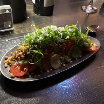 pastaRAMEN - Cucumber/Tomato salad. Love this! It is so light and refreshing with a little crunch. - Italian Near Me - Montclair, New Jersey