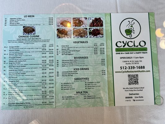 Menu photo 2 Cyclo Vietnamese & Chinese Austin, TX Menu photo 2 Cyclo Vietnamese & Chinese Austin, TX