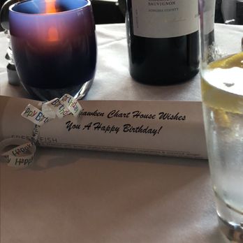 Chart House - Birthday menu - Seafood Near Me - Weehawken, New Jersey Chart House - Birthday menu - Seafood Near Me - Weehawken, New Jersey