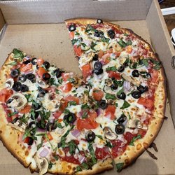Tram Car Pizza - Veggie Supreme - Gluten Free Crust