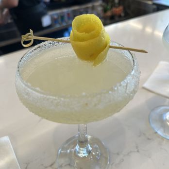 Cork & Pig Tavern - Lemon drop martini with Reposado Tequila. - New American Near Me - Irving, Texas Cork & Pig Tavern - Lemon drop martini with Reposado Tequila. - New American Near Me - Irving, Texas