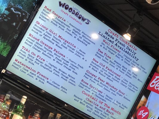 Menu photo 6 Little Woodrow's Midtown Houston, TX