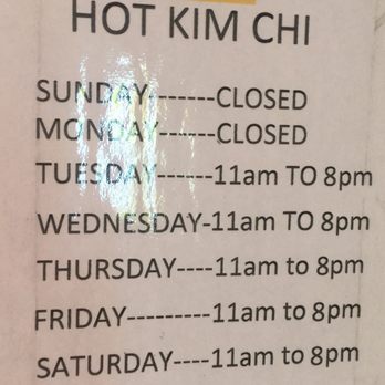 Hot Kimchi - Hours - Korean Near Me - Crestview, Florida Hot Kimchi - Hours - Korean Near Me - Crestview, Florida