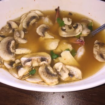 Tong Phoon - Tom yum soup!  Perfect! - Thai Near Me - Bristol, Rhode Island