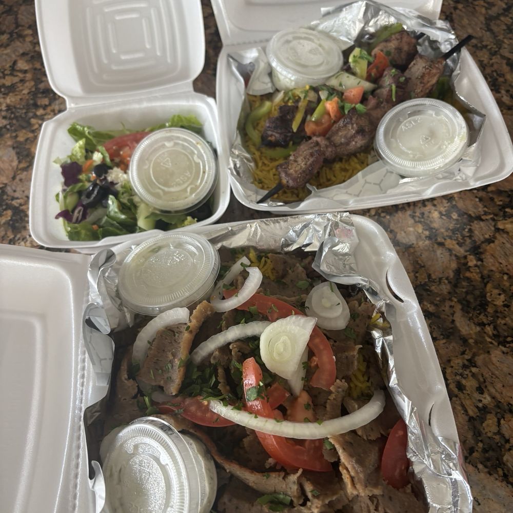 Kofta Kebab Platter and Gyro Platter Kofta Kebab Platter and Gyro Platter