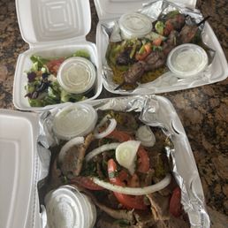 Kofta Kebab Platter and Gyro Platter Kofta Kebab Platter and Gyro Platter