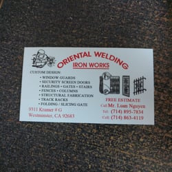 Oriental Welding Iron