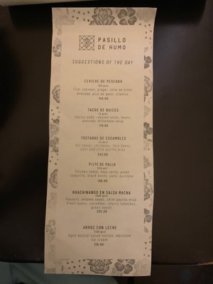 Menu photo 4 Pasillo de Humo Ciudad de México, DIF Menu photo 4 Pasillo de Humo Ciudad de México, DIF