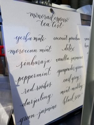 Menu photo 3 Monorail Espresso Seattle, WA